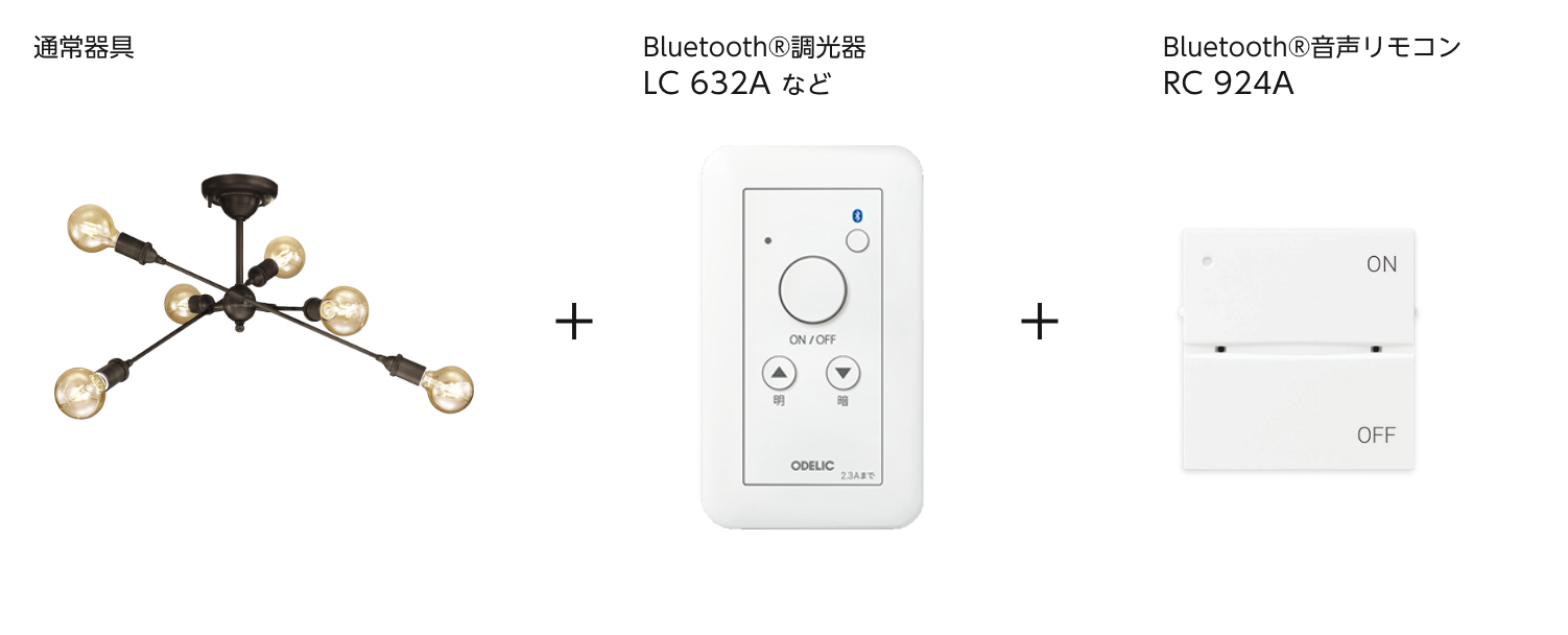 オーデリック　スイッチ　リモコン Bluetooth®音声リモコン｜オーデリック株式会社